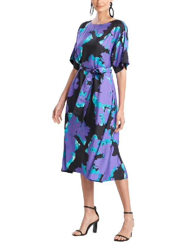 Women's Wedding Apparel Natori Taichou Silk-Blend Dress