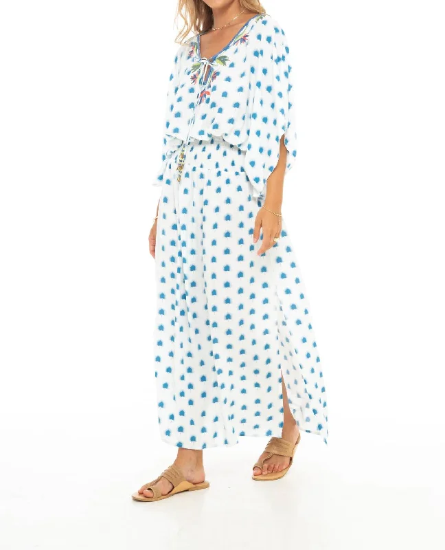 Women's Everyday Garments Kalapa Long Dress In Ocean