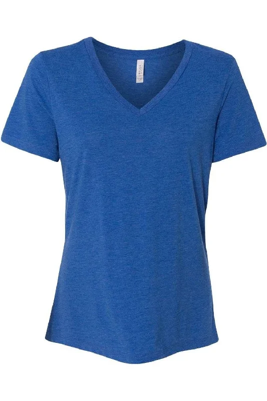 Everyday Women's Fashion Trends BELLA + CANVAS Women´s Relaxed Triblend Short Sleeve V-Neck Tee