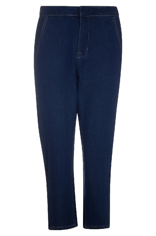 Comfortable Loungewear for Women On trend Chelsea Crop Jeans | MID BLUE | 6598AR