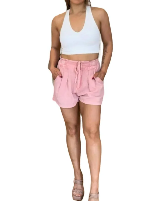 Fashion Women's Clothing Making Your Way Short In Pink