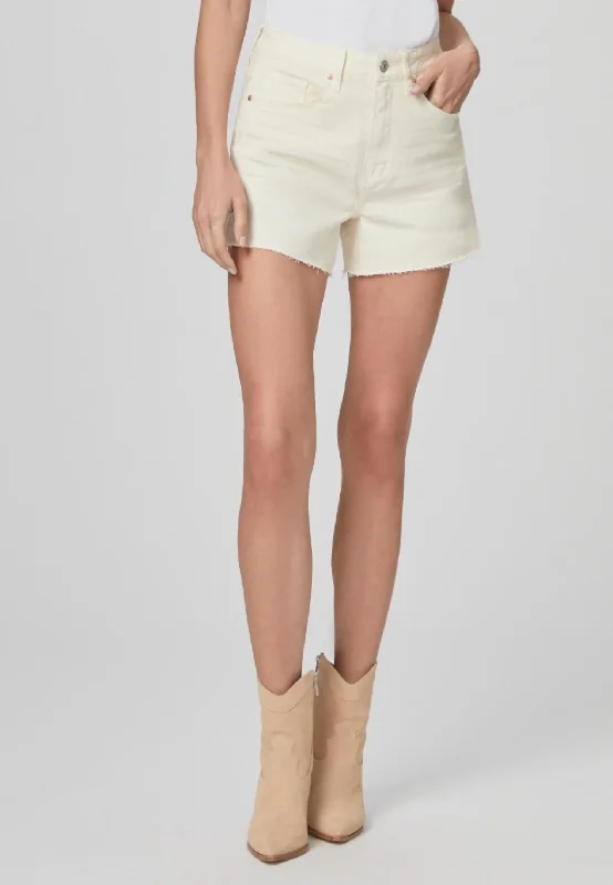 Modern Casual Clothing Dani High Waist Denim Short In Light Blonde