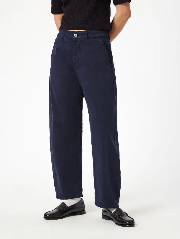 Comfortable Women's Apparel Lenora Pant - Midnight Casual Twill