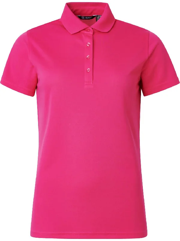 Women's Chic Outerwear Outfit Women Cray Short Sleeve Polo In Orchid