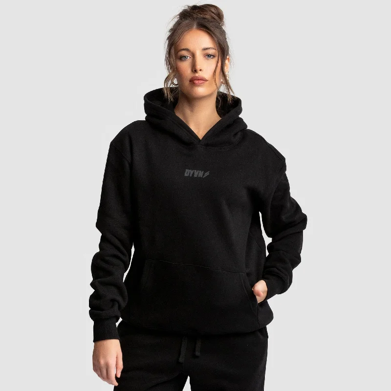 Women's Chic Apparel Women's DYVN Relaxed Fit Hoodie - Black