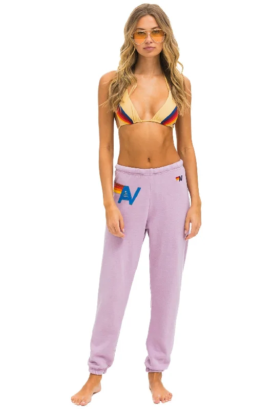 Women's High-Fashion Outfit Pants Logo Stitch Sw Wsplst Mauve