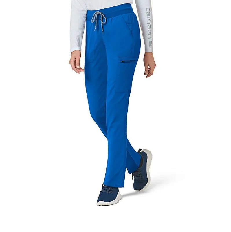 Casual Outfit For Women Carhartt Women's Rugged Flex® Slim Leg Scrub Pant_Royal