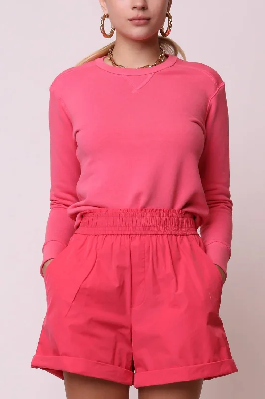 Formal Outfit For Women Cedric Sweatshirt In Deep Coral