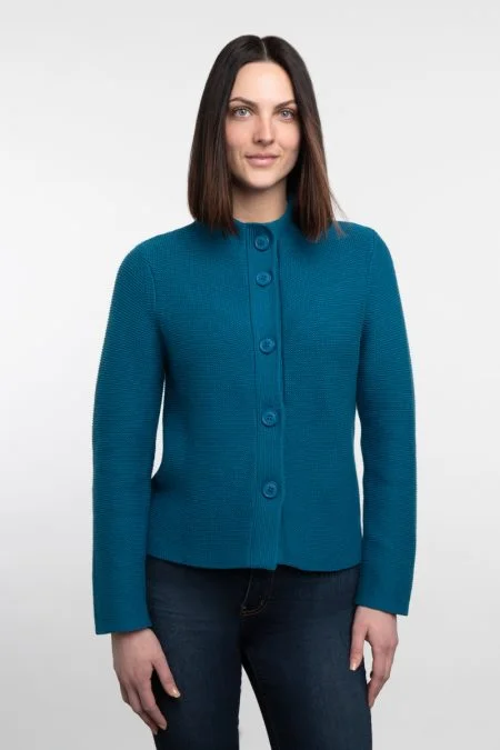 Bundle Offer Kinross Cashmere Buttoned Mock Cardigan