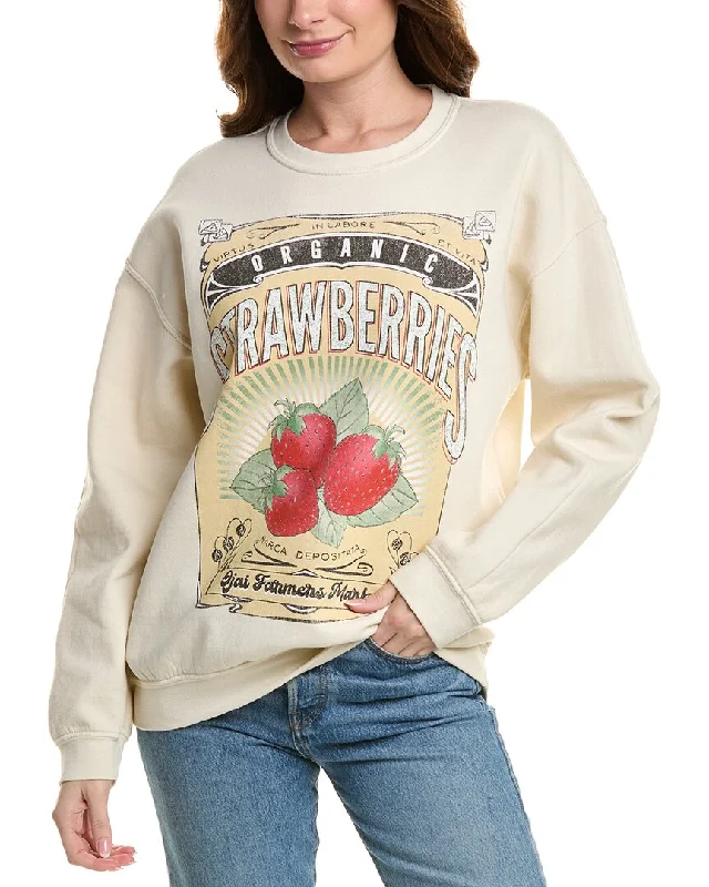 Women's Festive Attire Project Social T Strawberries Sweatshirt