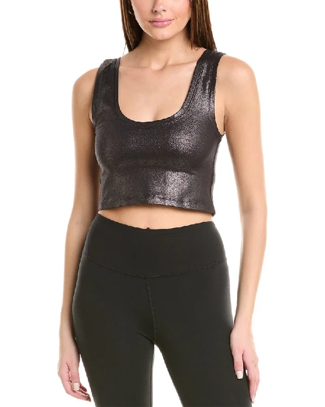 Street Style Fashion Terez TLC Sparkle Crop Top