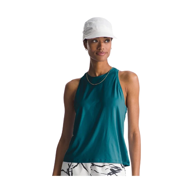 Women's Classic Attire The North Face Women's Dune Sky Tank - Blue Moss - ONLINE STORE CREDIT/EXCHANGE ONLY