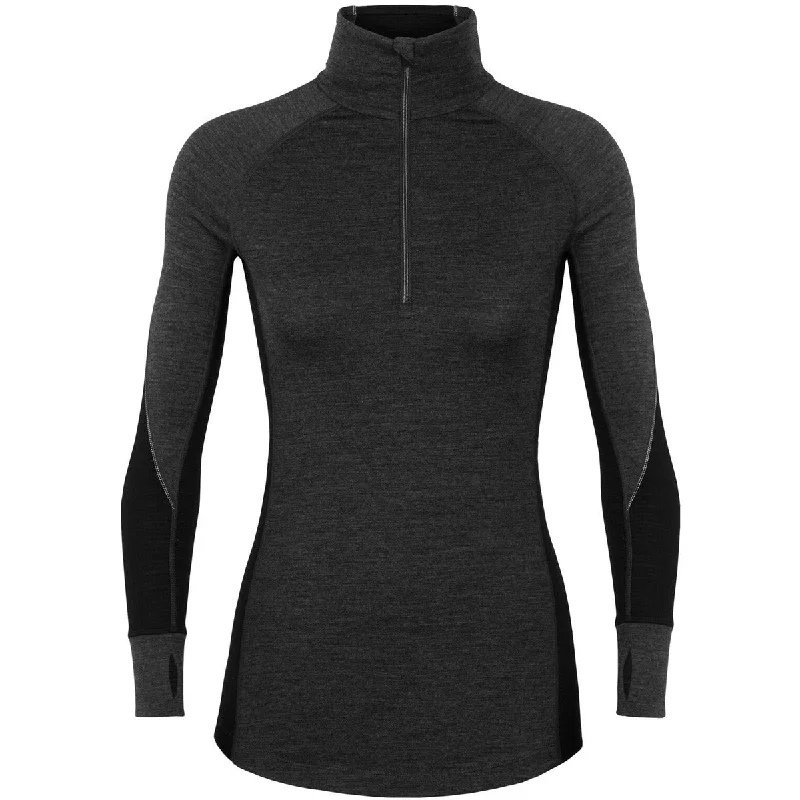 Online Boutique Stores Women's BodyfitZone Merino 260 Zone Long Sleeve Half Zip Thermal Top