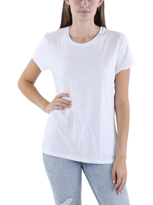 Comfy Women's Outfits for Daily Wear Womens Logo Crewneck Pullover Top