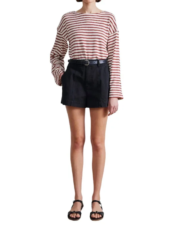 Flash Discount High Waisted Veras Shorts In Black