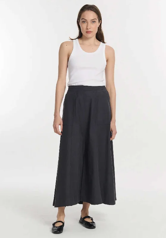 Women's Formal Event Outfit Pants Po1392-251 Joplin Canvas Carbone