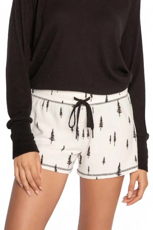 Big Sale Event May The Forest Be With You Pajama Shorts In Ivory