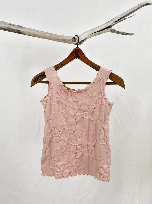 Women's Date Night Outfit Haystacks Chintz Rose Conduit Charming Tank Top