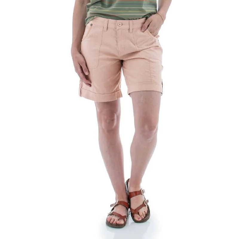 Women's Fashion Clothing Temple Short In Misty Rose