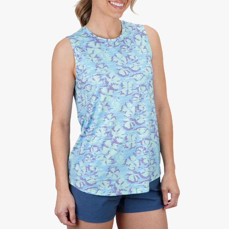 Women's Elegant Evening Attire Women's Sandbar UVX Sun Protection Tank | Moonlight Jade