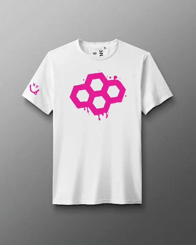 Outfits Ideas RUDIS Happy Pink Quadhex Elite Super Soft T-Shirt