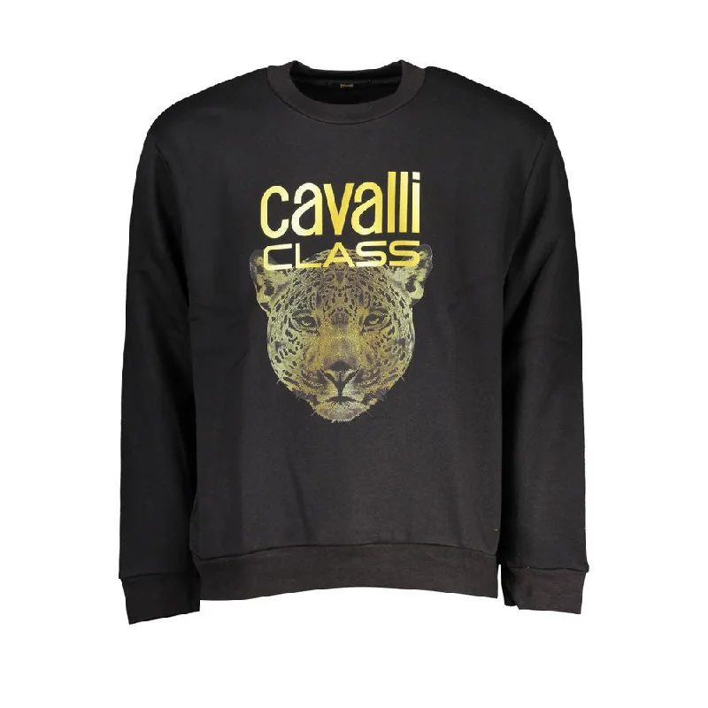 Women's Fashionable Attire For Work Cavalli Class Chic Fleece Crew Neck Sweatshirt in Women's