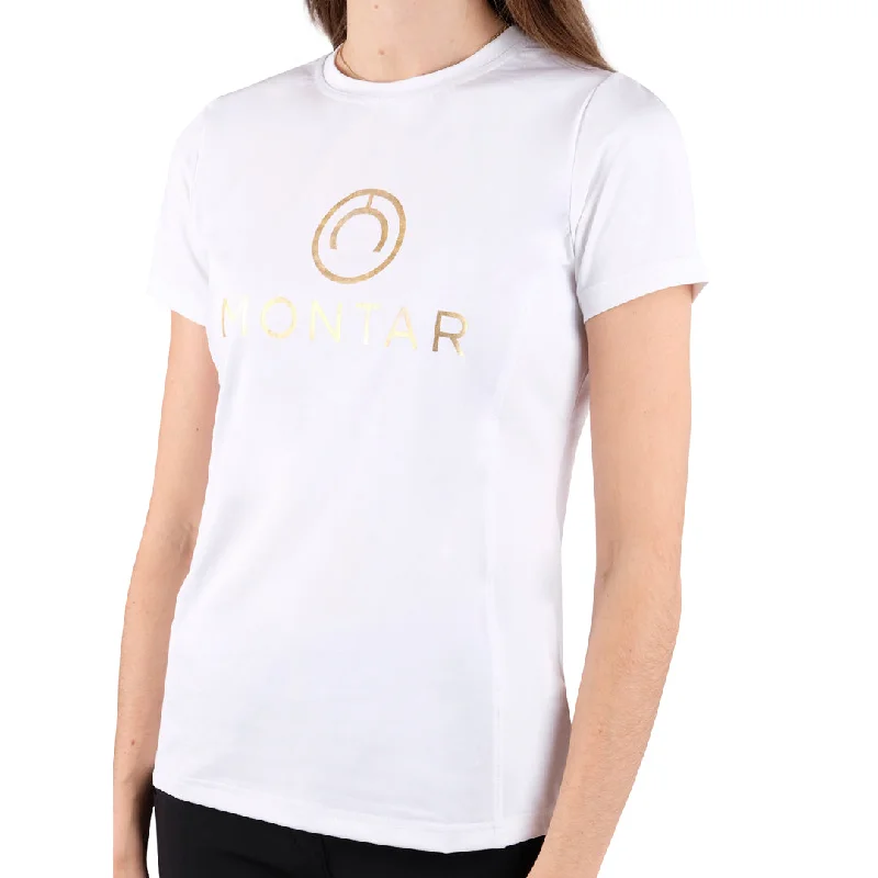 Relaxed Fashion Montar Carter Gold Logo T-Shirt