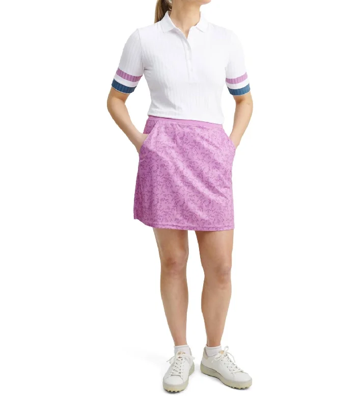 Clothes Sales Women Cherry Skort In Iris Flower