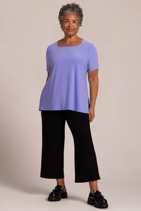 Trendy Online Boutiques Soft Square Neck Top | Jacaranda