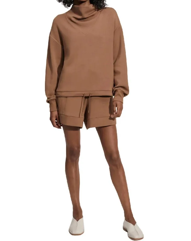 Women's Outerwear Attire Betsy Sweatshirt In Golden Bronze