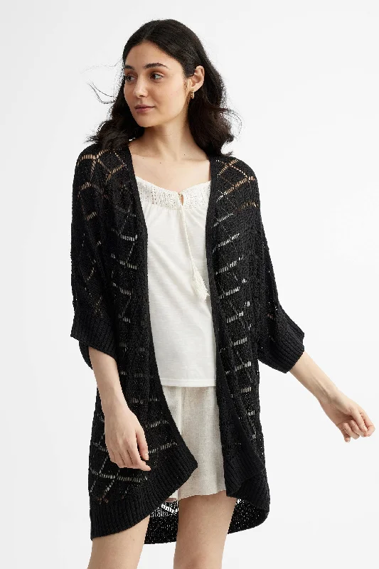 Online Boutique Clothing Cardigan tricot maille ajourée - Femme