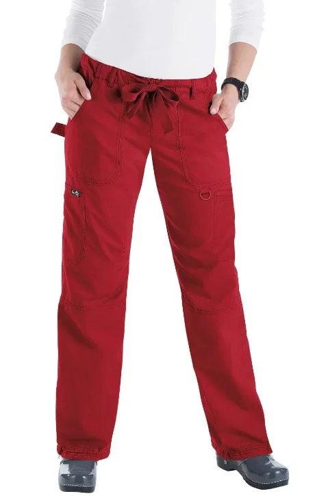 Comfortable Outfit For Women koi Women's Lindsey Drawstring Scrub Pant_Ruby