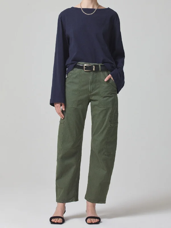 Women's Seasonal Garments Marcelle Low Slung Easy Cargo Pant - Surplus