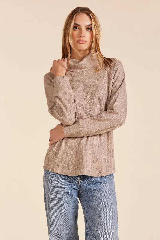 Women's Clothes Online Shopping FUNNEL NECK TOP