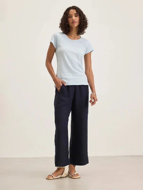 Women's Evening Wear Attire Lola Linen Pant - Shadow