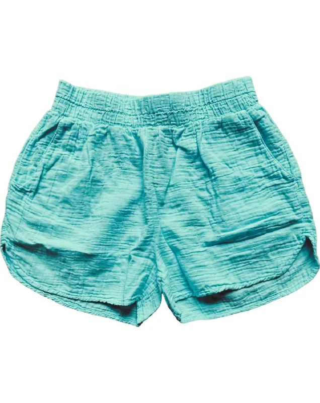 Flash Sale Or Flash Sales Gauzy Pocket Short In Mint