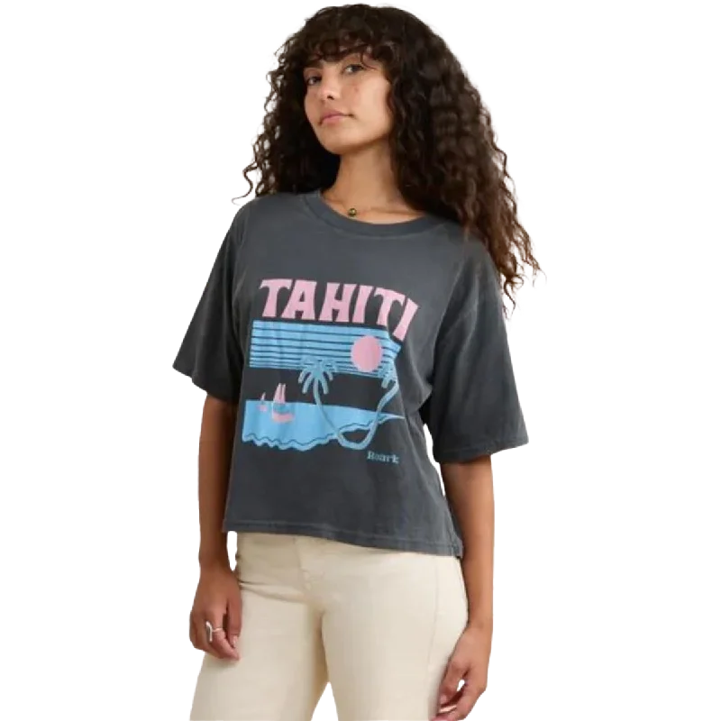 Minimalist Style Women's Tahiti Time Boxy Crop