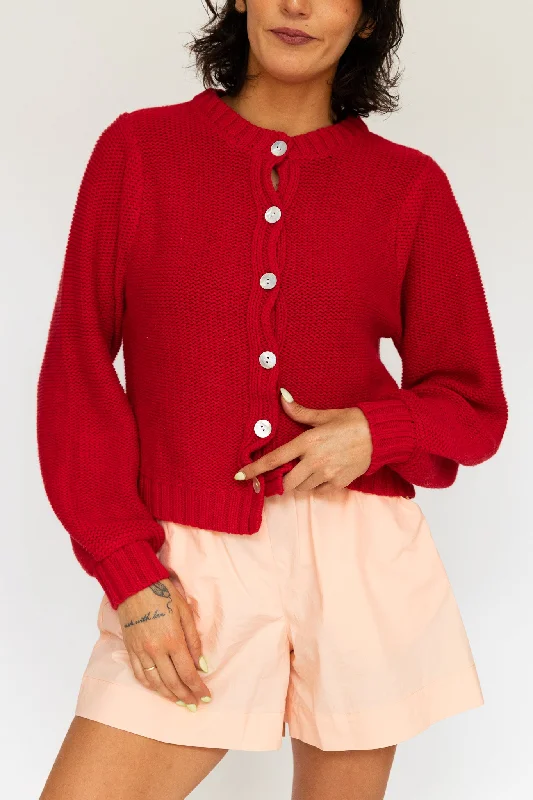 Sale On Clothing Emma Cardigan | Cherry Red