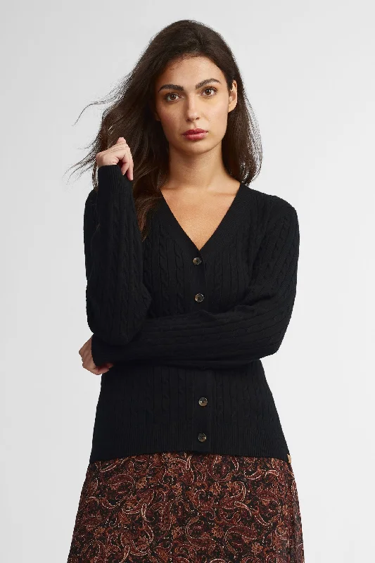 Affordable Online Boutique Cardigan tricot câble - Femme