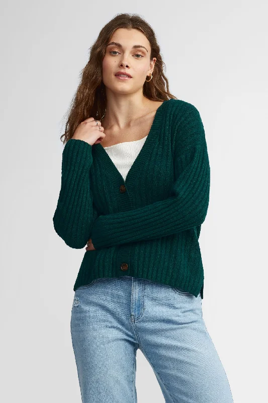 Weekend Sale Cardigan côtelé manches longues - Femme