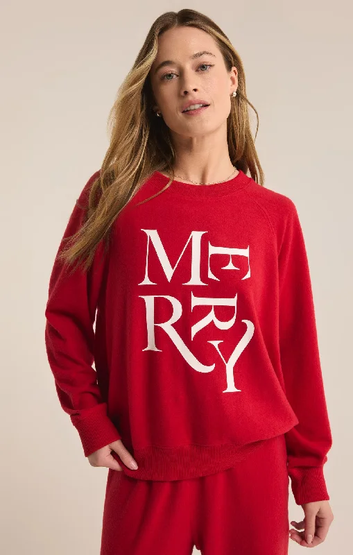 Women's Festive Attire Cassie Merry Knit Top