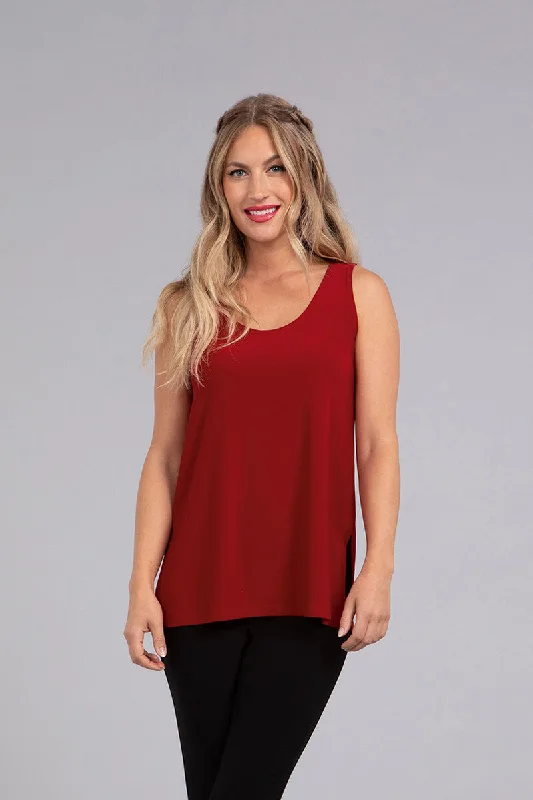 Women's Cozy Winter Attire Go To Tank Relax | Red