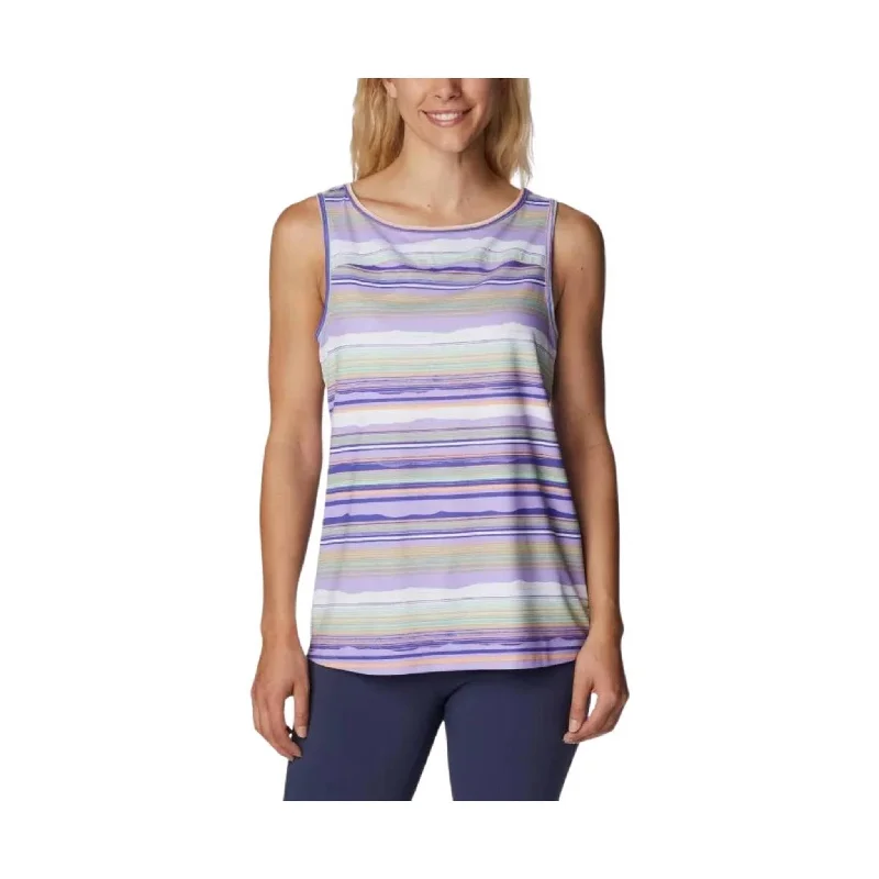 Women's Transitional Garments Columbia Women's Chill River Tank - Frosted Purple/ Pop Flora Tonal FINAL SALE!