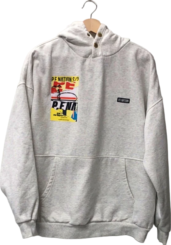 Graceful Fashion P.E Nation Grey Hoodie Medium