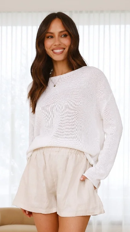 Women's Formal Wear Lakoa Knit Top - White