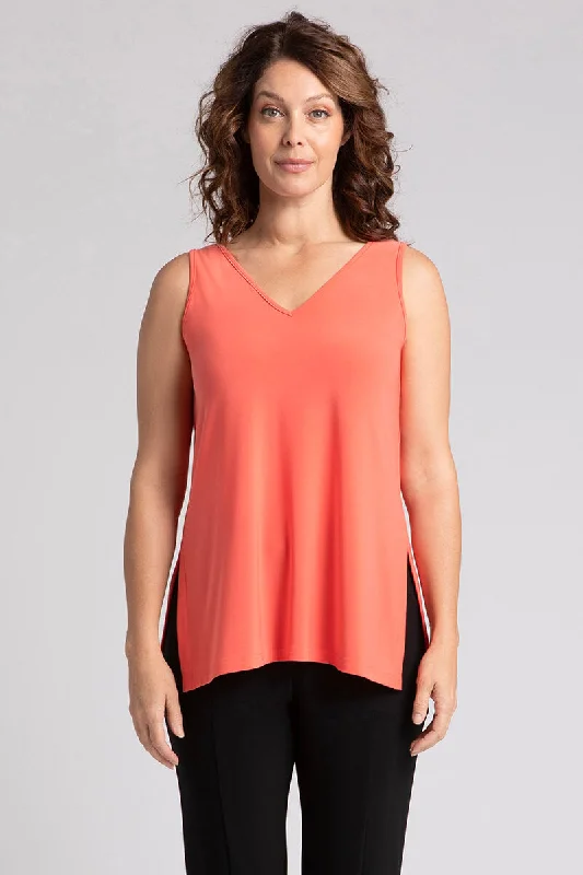 Women's Fashion Essentials Reversible Go To Tank Relax | Coral