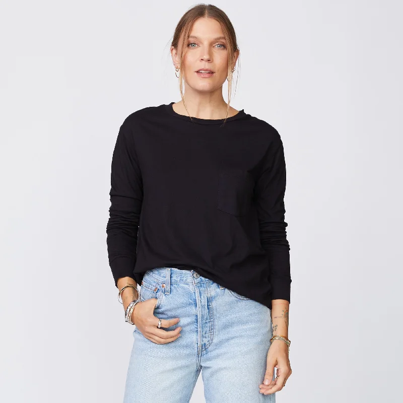 Flash Sale Event Long Sleeve Ex-Boyfriend Pocket Crew