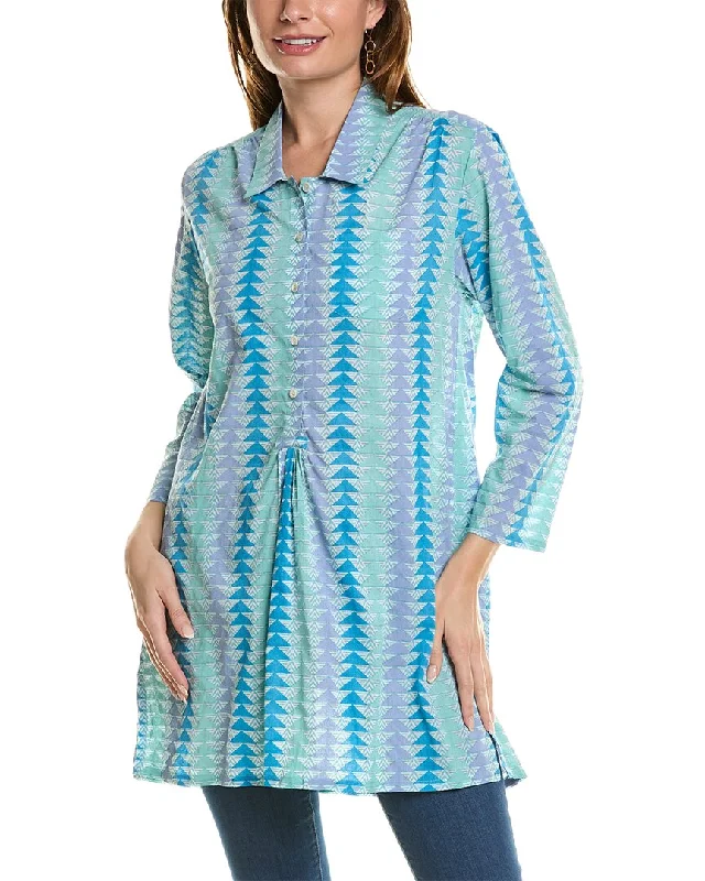 Women's Everyday Garments Beach to Bistro Triangle Print Tunic