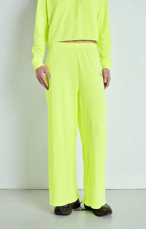 Women's Layered Outfit Pants Pym05a Jaune-Fluo